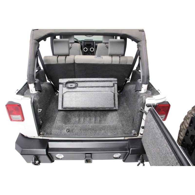 BedRug 07-10 Jeep JK Unlimited 4Dr Rear 5pc Cargo Kit (Incl Tailgate & Tub Liner)