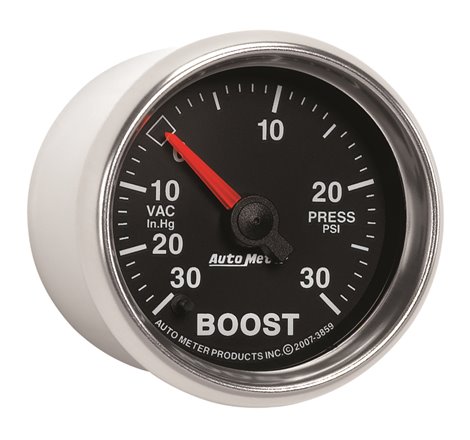 Autometer GS 30inhg-30PSI Digital Vac/Boost Gauge