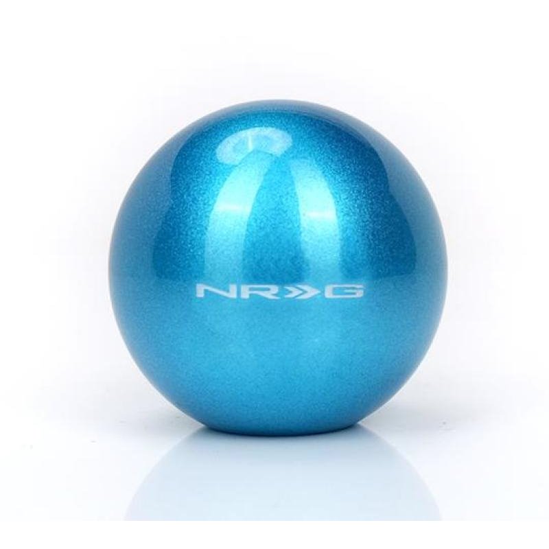 NRG Teal Sparkly Painted Titaniumround Shifter Heavy Weight