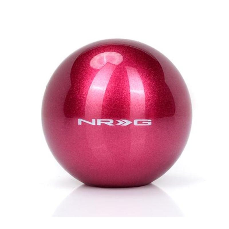 NRG Fushia Sparkly Painted Titanium Round Shifter Heavy Weight