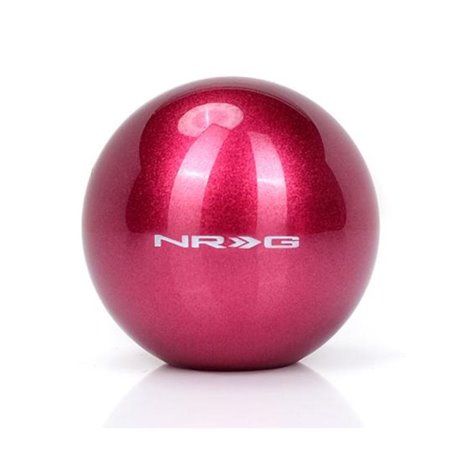 NRG Fushia Sparkly Painted Titanium Round Shifter Heavy Weight