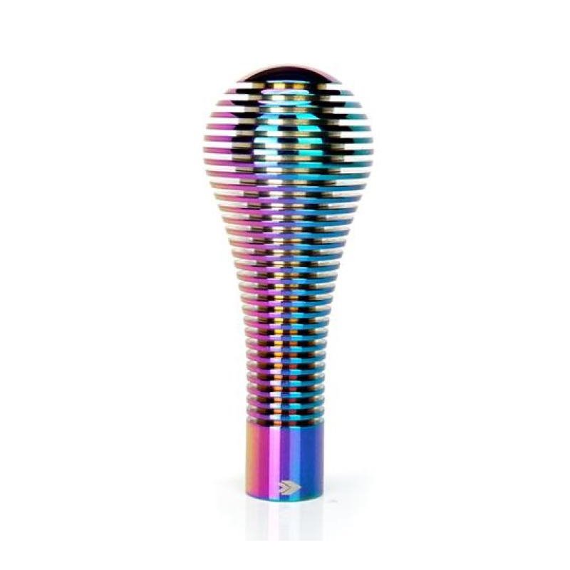 NRG Shift Knob Heat Sink Bubble Head Short Neo Chrome