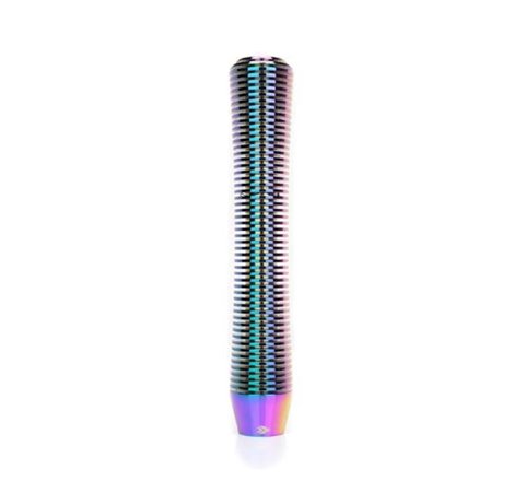 NRG Shift Knob Heat Sink Curved Long Neo Chrome