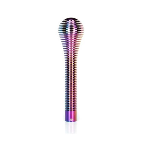 NRG Shift Knob Heat Sink Bubble Head Long Neo Chrome