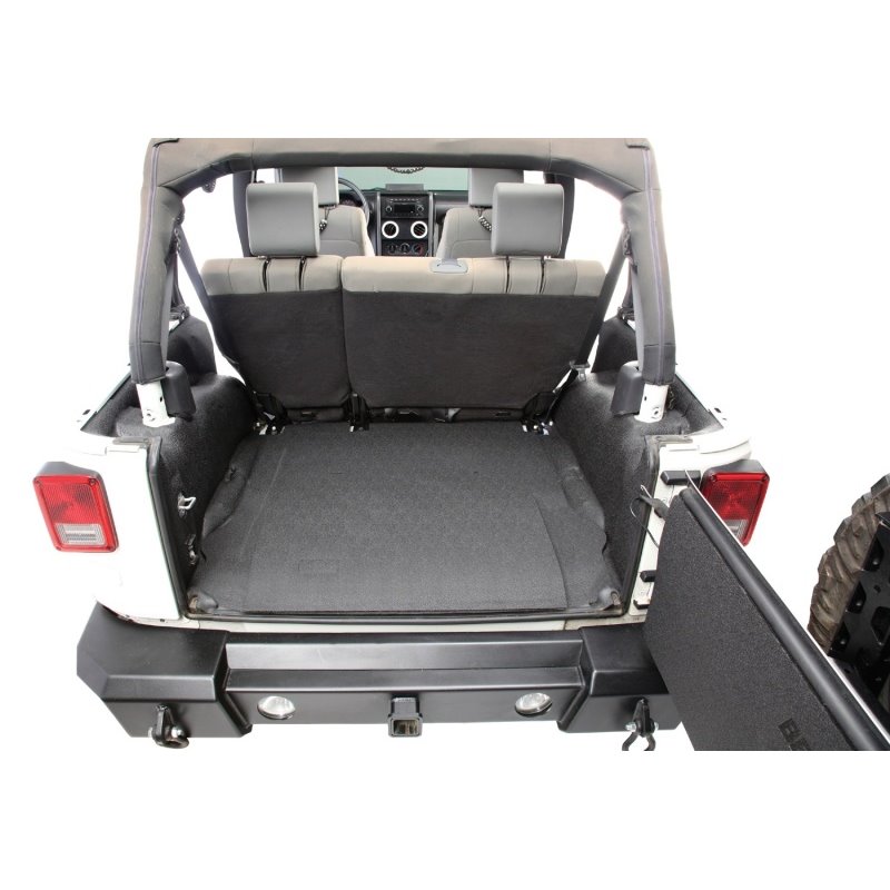 BedRug 07-10 Jeep JK 2Dr Rear 5pc BedTred Cargo Kit (Incl Tailgate & Tub Liner)