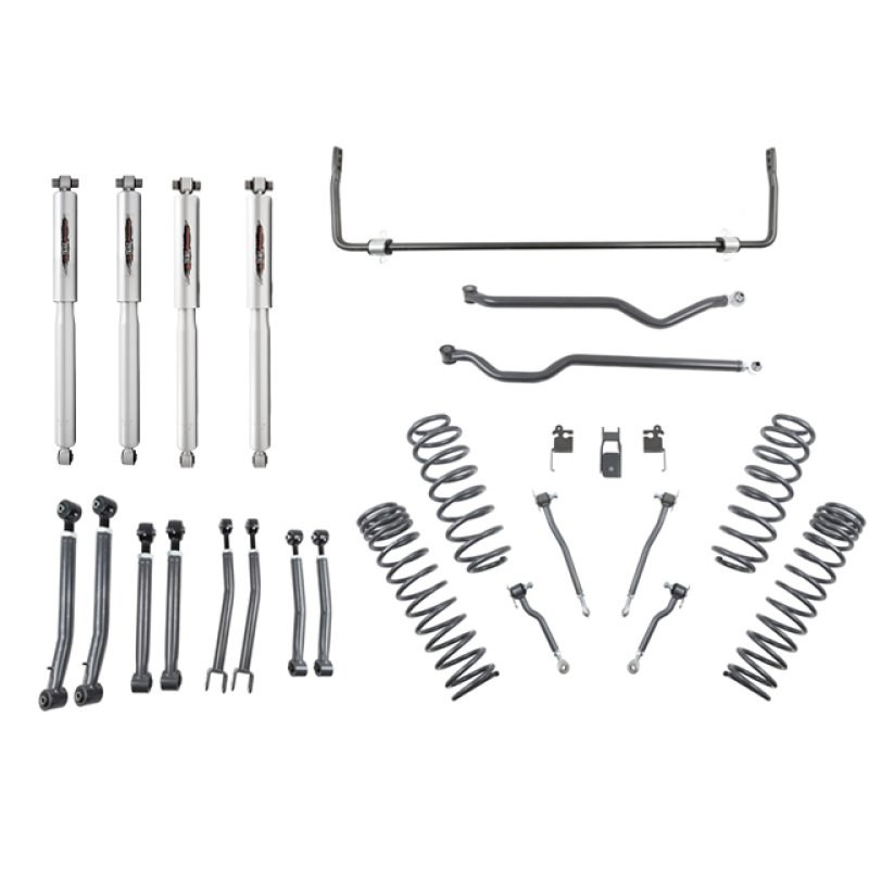 Belltech 18-19 Wrangler Rubicon JL 4dr 4in Trail Performance Lift Kit w/ Rear Sway Bar