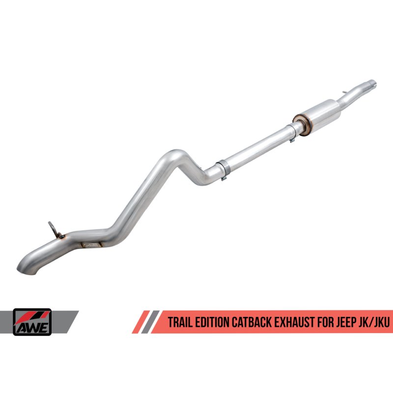 AWE Tuning 07-18 Jeep Wrangler JK/JKU 3.6L Trail Edition Cat-Back Exhaust