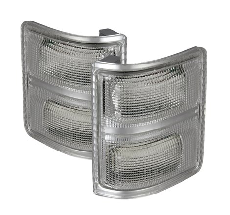 xTune Ford Superduty 08-14 F250-F550 Amber LED Mirror Signal Lens - Clear ACC-LED-FDSD08-MR-C