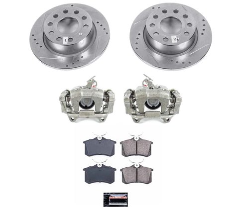 Power Stop 2019 Volkswagen Beetle Rear Autospecialty Brake Kit w/Calipers