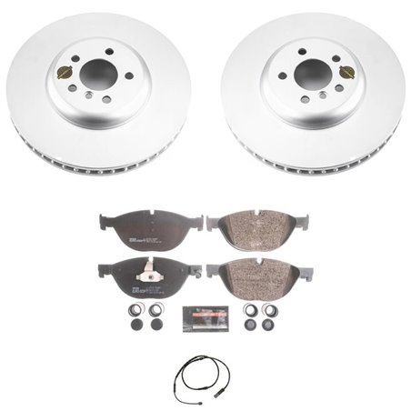 Power Stop 10-15 BMW 550i GT Front Euro-Stop Brake Kit