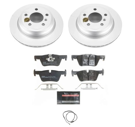 Power Stop 13-18 BMW 320i xDrive Rear Euro-Stop Brake Kit