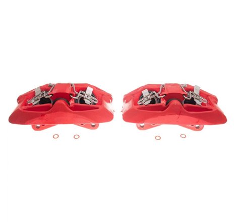 Power Stop 03-04 Audi A6 Front Red Calipers w/Brackets - Pair