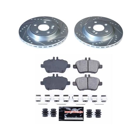 Power Stop 14-19 Mercedes-Benz CLA250 Rear Z23 Evolution Sport Brake Kit