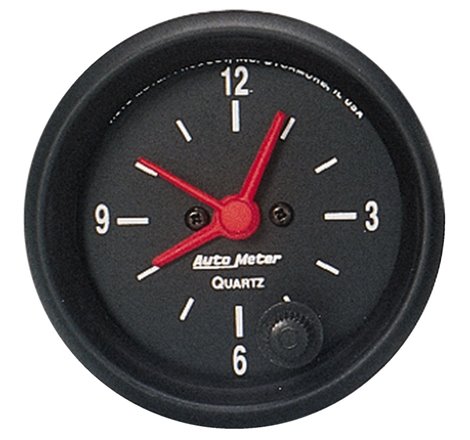 Autometer Z Series 52mm Electric Clock