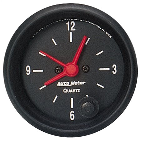 Autometer Z Series 52mm Electric Clock