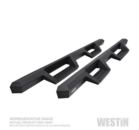 Westin 19-20 Ford Ranger SuperCab Drop Nerf Step Bars - Textured Black