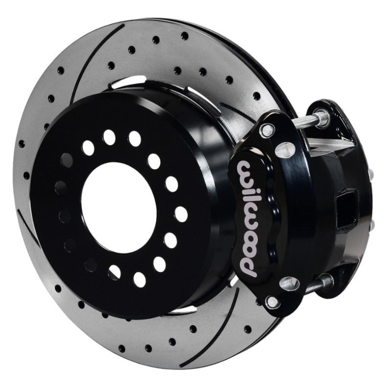 Wilwood D154 Rear 12.19in P-Brake Kit 2.75in-2.81in Offset - Black