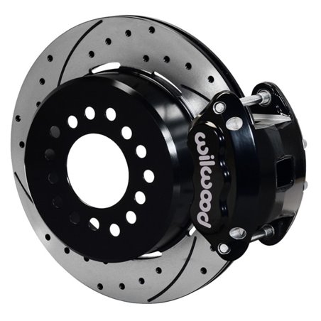 Wilwood D154 Rear 12.19in P-Brake Kit 2.75in-2.81in Offset - Black