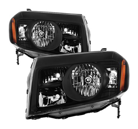 xTune Honda Pilot 2009-2011 OEM Style Headlights - Black HD-JH-HPIL09-AM-BK