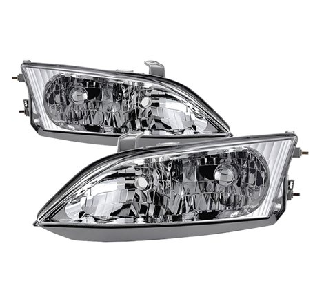 xTune Lexus ES300 1997-2001 Halogen Models Only OEM Style Headlights - Chrome140 HD-JH-LES30097-OE