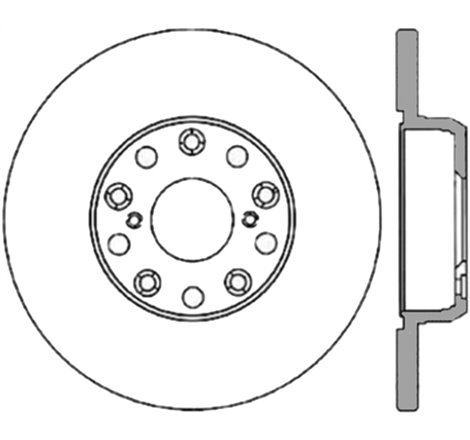 StopTech Power Slot 01-05 Lexus IS300 Rear Right Slotted Cryo Rotor