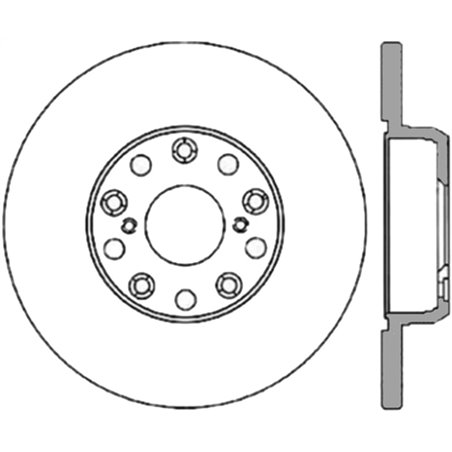 StopTech Power Slot 01-05 Lexus IS300 Rear Right Slotted Cryo Rotor