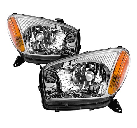 xTune Toyota RAV4 2001-2003 OEM Style Headlights - Chrome HD-JH-TRAV4-AM-C