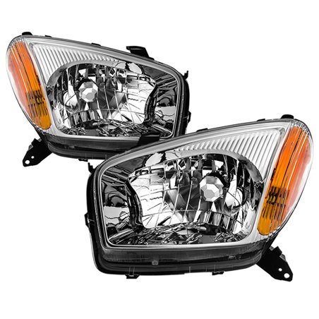 xTune Toyota RAV4 2001-2003 OEM Style Headlights - Chrome HD-JH-TRAV4-AM-C