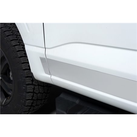 Putco 2021 Ford F-150 Super Cab 6.5ft Short Box Stainless Steel Rocker Panels (4.25in Tall 12pcs)