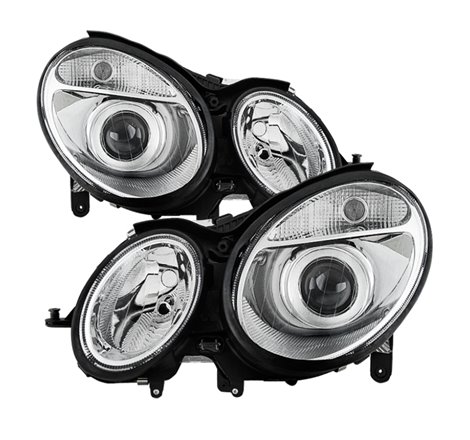 xTune Mercedes Benz W211 E-Class 03-06 OEM Projector Headlights - Chrome PRO-JH-MBW21103-C