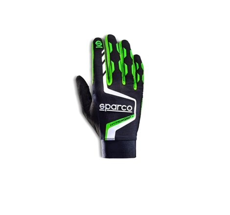 Sparco Gloves Hypergrip+ 08 Black/Green