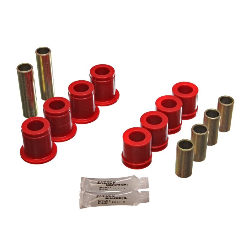 Energy Suspension 87-95 Nissan Pathfinder 2WD/4WD Red Front Control Arm Bushing Set