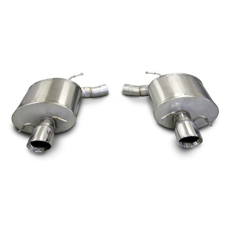 Corsa 09-13 Cadillac CTS Sedan V 6.2L V8 Polished Touring Axle-Back Exhaust