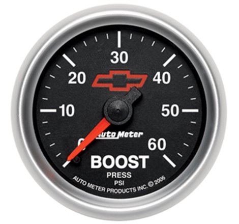 Autometer GM Performance Parts 2-1/16in 0-60 PSI Mechanical Boost Gauge