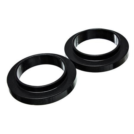 Energy Suspension Universal 3 3/4in ID 25 7/16in OD 3/4in H Black Coil Spring Isolators (2 per set)