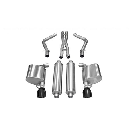 Corsa 11-13 Chrysler 300 R/T 5.7L V8 Black Xtreme Cat-Back Exhaust