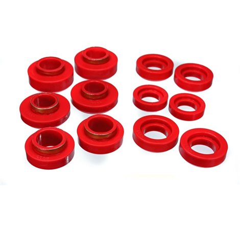 Energy Suspension GM Red Body to Frame Mount and Radiator Support Bushing Set