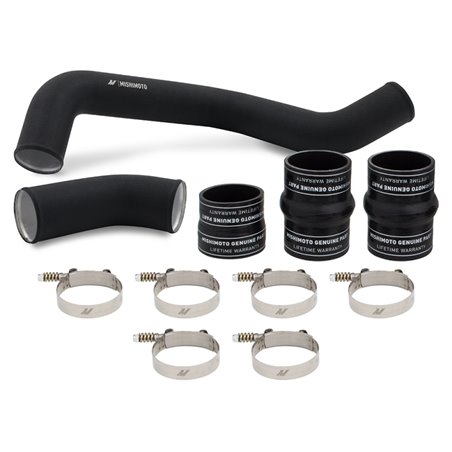 Mishimoto 17-19 GM 6.6L L5P Hot-Side Pipe and Boot Kit Wrinkle Black