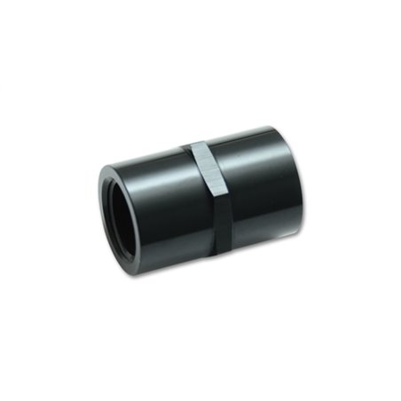 Vibrant 1/8in NPT Female Pipe Coupler Fitting - Aluminum