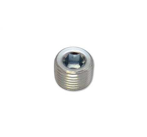 Vibrant 1/8in NPT Male Plug for EGT weld bung - Zinc Plated Mild Steel