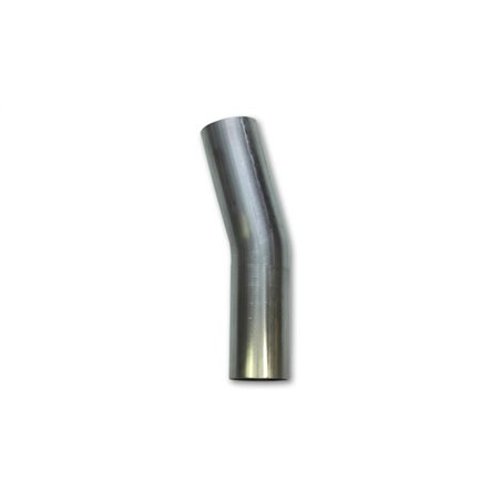 Vibrant 2in O.D. T304 SS 15 deg Mandrel Bend 4in x 4in leg lengths (2in Centerline Radius)