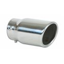 Vibrant 3in Round SS Bolt-On Exhaust Tip (Single Wall Angle Cut Rolled Edge)