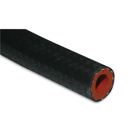 Vibrant 1/4in (6mm) I.D. x 5 ft. Silicon Heater Hose reinforced - Black