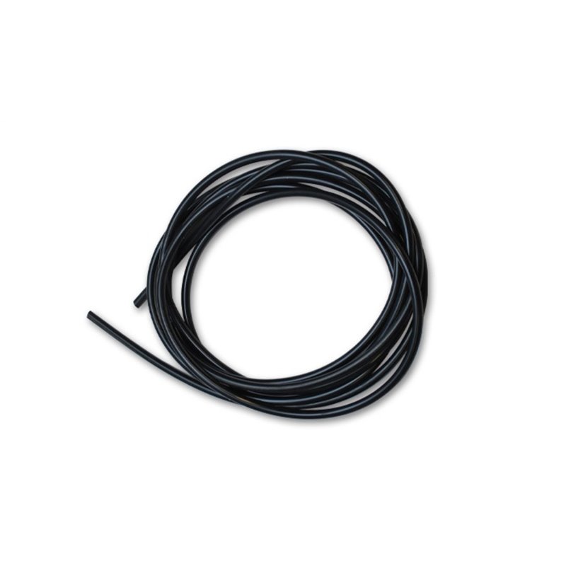 Vibrant 3/16in (4.75mm) I.D. x 25 ft. of Silicon Vacuum Hose - Black