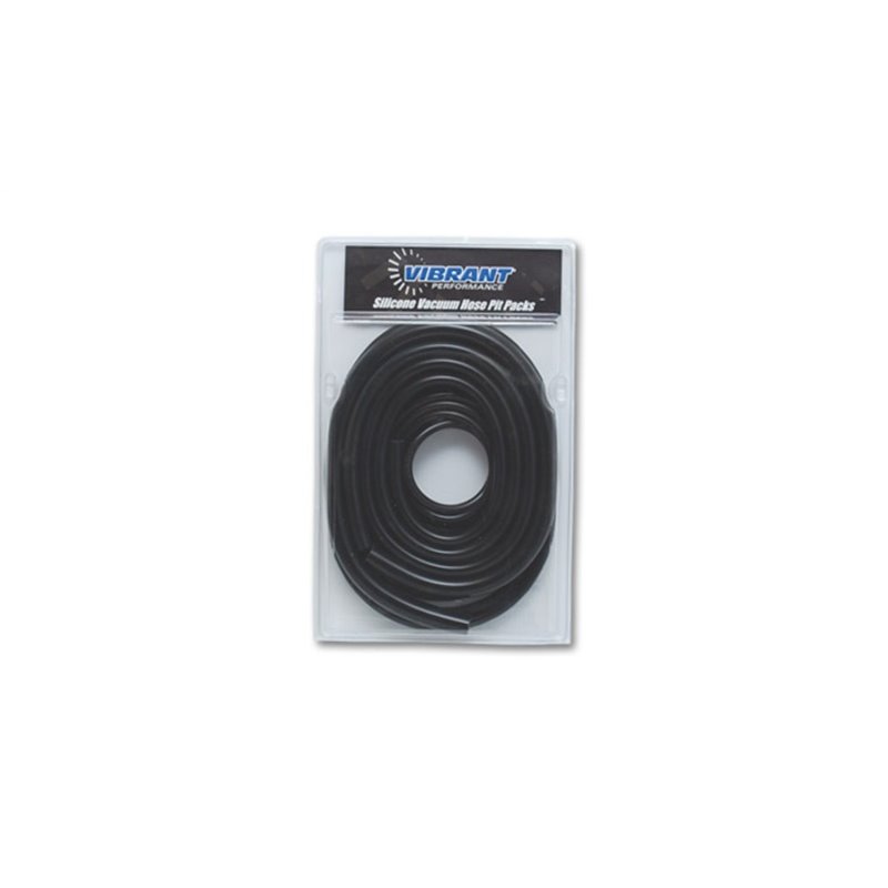 Vibrant Silicon vac Hose Pit Kit Blk 5ft- 1/8in 10ft- 5/32in 4ft- 3/16in 4ft- 1/4in 2ft-3/8in