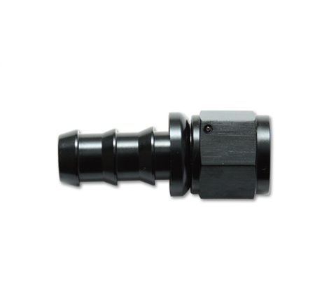 Vibrant -4AN Push-On Straight Hose End Fitting - Aluminum