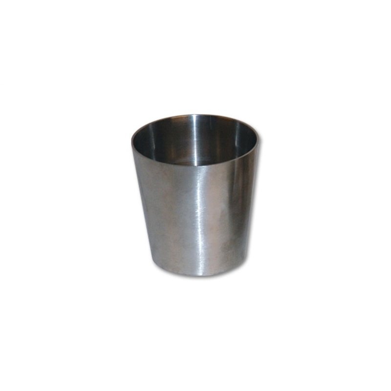 Vibrant 2.5in x 3in T304 Stainless Seel Straight (Concentric) Reducer