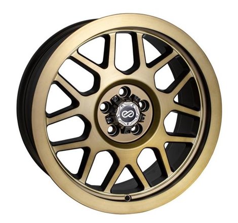 Enkei Matrix 17x9 5x127 10mm Offset 108mm Bore Brushed Gold Wheel