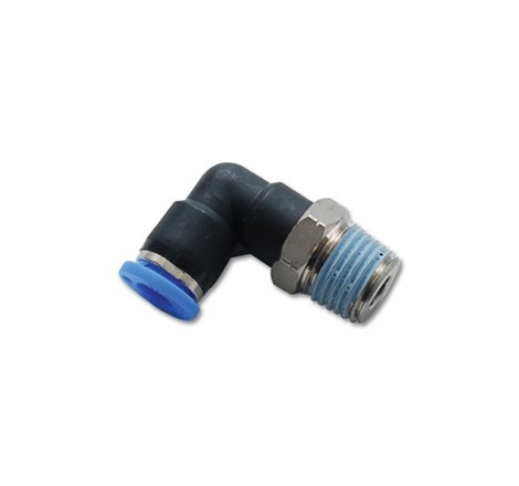 Vibrant Male Elbow Pneumatic Vacuum Fitting (1/8in NPT Thread) - for use with 5/32in (4mm) OD tubing