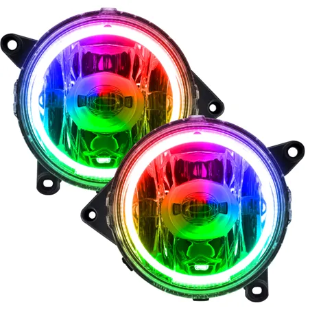 Oracle Ford Mustang GT 13-14 LED Fog Halo Kit - ColorSHIFT SEE WARRANTY